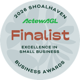 2026 Shoalhaven Business Awards Finalist - Excellence in Small Business